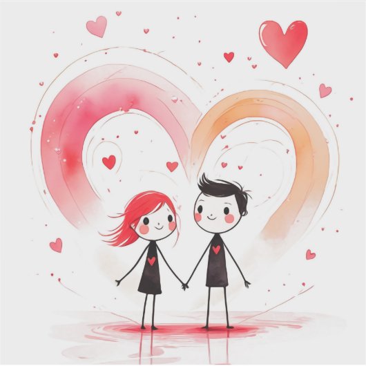 Valentijnsdag 2025 sticker (Voorkant)