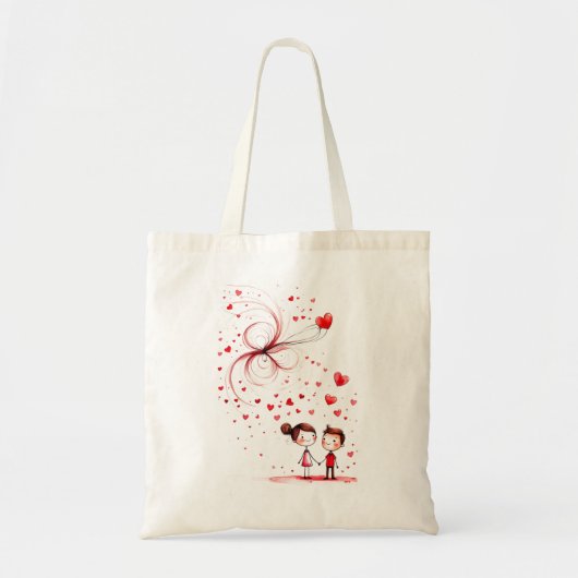 Valentijnsdag 2025 tote bag (Voorkant)