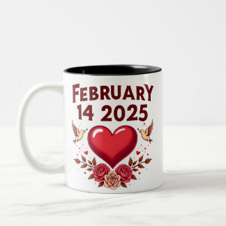 Valentijnsdag 2025 vieren: De perfecte maatwerk Tweekleurige Koffiemok