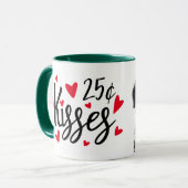 Valentijnsdag 25c kussen ... Bernese Mountain Dog Mok (Voorkant links)