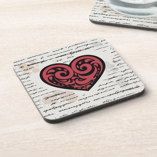 Valentijnsdag 2 bier onderzetter (Linkerzijde)