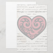 Valentijnsdag 2 briefpapier (Voorkant / Achterkant)