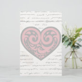 Valentijnsdag 2 briefpapier (Staand voorkant)