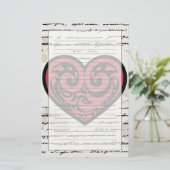 Valentijnsdag 2 briefpapier (Staand voorkant)