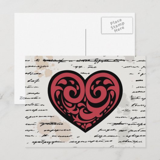 VALENTIJNSDAG 2 FEESTDAGENKAART (Voorkant / Achterkant)