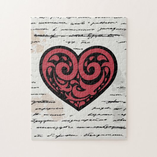 Valentijnsdag 2 legpuzzel (Verticaal)