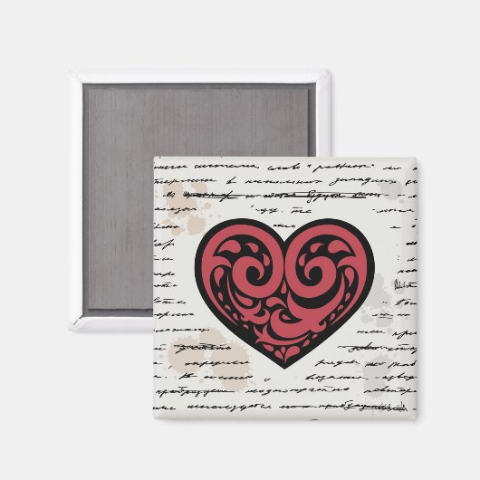 VALENTIJNSDAG 2 MAGNEET (Voorkant / Achterkant)