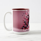 Valentijnsdag 3D A tot Z Alfabet Koffie Mok (Links)