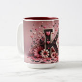 Valentijnsdag 3D A tot Z Alfabet Koffie Mok (Voorkant links)
