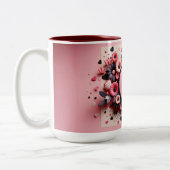 Valentijnsdag 3D A tot Z Alfabet Koffie Mok (Links)