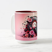 Valentijnsdag 3D A tot Z Alfabet Koffie Mok (Voorkant links)