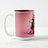 Valentijnsdag 3D A tot Z Alfabet Koffie Mok (Links)