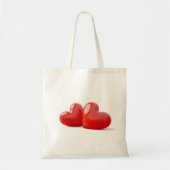 Valentijnsdag 3D Stereo Love Canvas tas (Voorkant)