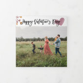 Valentijnsdag 4 Foto drievoudige Kaart Waterverf (Cover)