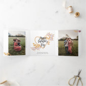 Valentijnsdag 4 Foto drievoudige Kaart Waterverf (Binnen)