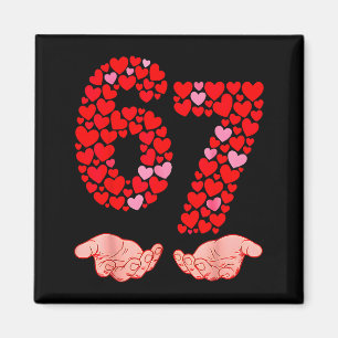 Valentijnsdag 67 Meme Vol met Hartjes Grappig S Magneet