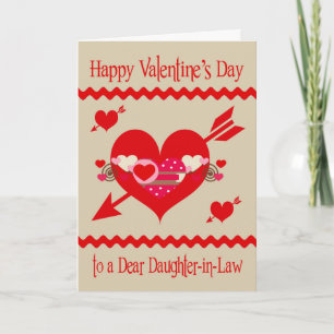 Valentijnsdag aan Schoondochter Feestdagen Kaart