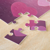 Valentijnsdag Aangepaste foto en gepersonaliseerde Legpuzzel (Zijkant)