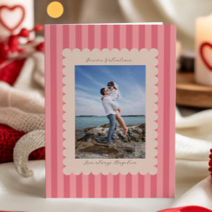 Valentijnsdag Aangepaste Foto Romantisch Feestdagen Kaart