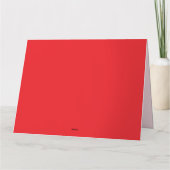 Valentijnsdag Aangepaste Fotocollage Groot Kaart (Achterkant)