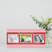 Valentijnsdag - Aangepaste fotokaarten Feestdagenkaart (Staand voorkant)