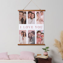 Valentijnsdag Aangepaste Foto's Wandtapijt Wanddec