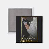 Valentijnsdag aangepaste koppel foto magneet (Voorkant / Achterkant)