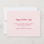 Valentijnsdag acht Foto collage met hart (Achterkant)