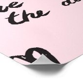 Valentijnsdag: Achtergrond 'Ik hou van je'. Poster (Hoek)