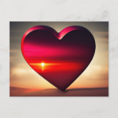 Valentijnsdag achtergrondse Briefkaart hartroze (Voorkant)