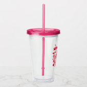 VALENTIJNSDAG ACRYL DRINKBEKER (Rechts)