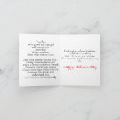 Valentijnsdag - Afro-Amerikaans echtpaar Kaart (Binnen)