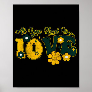 Valentijnsdag Alles Wat Je Nodig Hebt Is 10ve Lief Poster