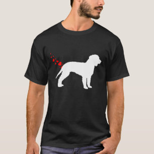Valentijnsdag American Water Spaniel Owner Heart T-shirt