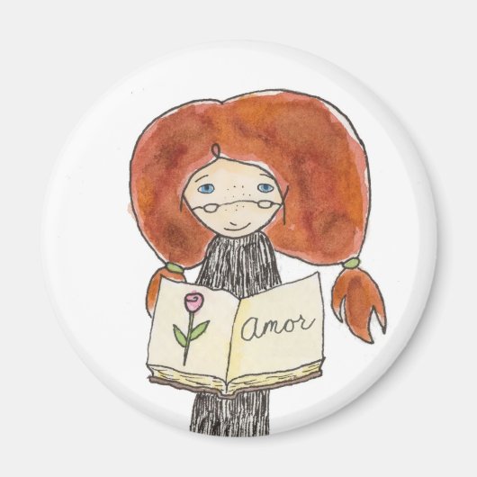 Valentijnsdag Amor Magnet (Voorkant)