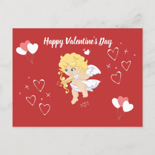 Valentijnsdag Angel briefkaart