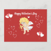 Valentijnsdag Angel briefkaart (Voorkant)