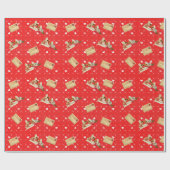 Valentijnsdag Angel Groeten Cadeaupapier (Vlak)