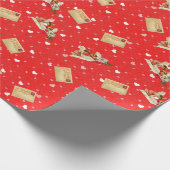 Valentijnsdag Angel Groeten Cadeaupapier (Hoek)