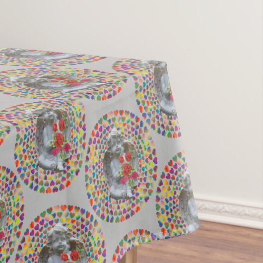 Valentijnsdag Angel Tafelkleed (Voorbeeld)