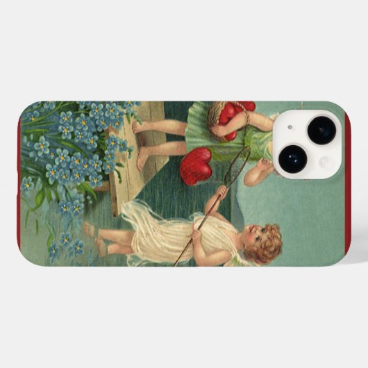  Valentijnsdag, Angels Gevist voor harten Case-Mate iPhone Case (Achterkant (horizontaal))