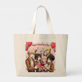VALENTIJNSDAG ANIME CANVAS TAS (Achterkant)