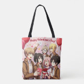 VALENTIJNSDAG ANIME CANVAS TAS (Achterkant)