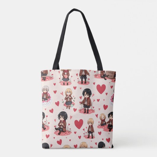 VALENTIJNSDAG ANIME CANVAS TAS (Achterkant)