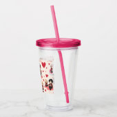 VALENTIJNSDAG ANIME CLEAR TUMBLER ACRYL DRINKBEKER (Links)