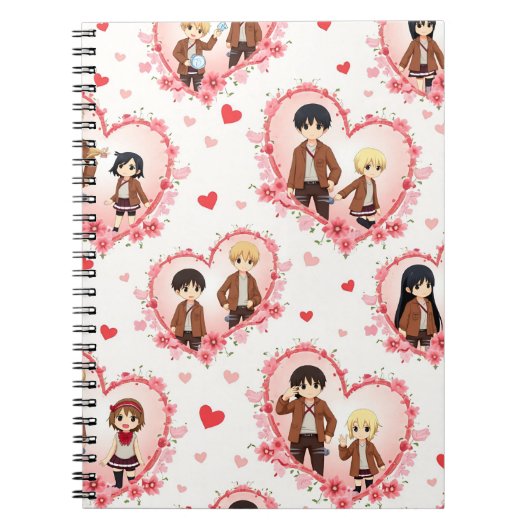 VALENTIJNSDAG ANIME NOTITIEBOEK (Voorkant)