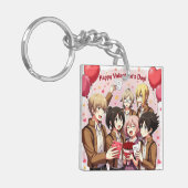 VALENTIJNSDAG ANIME SLEUTELHANGER (Voorkant Links)