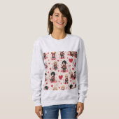 VALENTIJNSDAG ANIME SWEATSHIRT (Voorkant volledig)