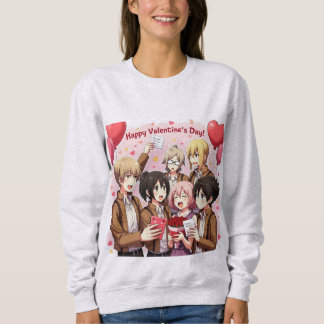 VALENTIJNSDAG ANIME SWEATSHIRT