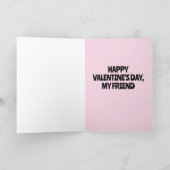 VALENTIJNSDAG (ANTI-VALENTIJNSDAG) VRIENDENKAART KAART (Binnen)